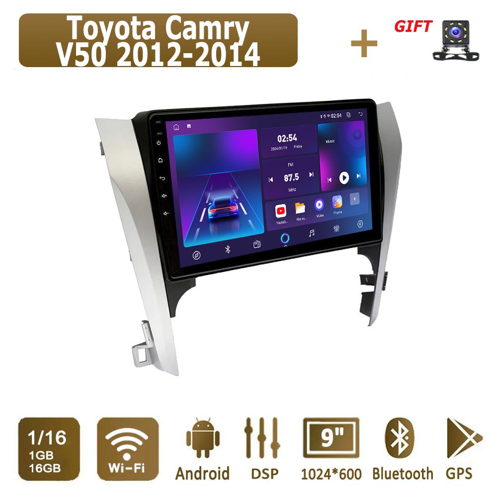 Android Carplay Car Radio For Toyota Camry V50 2012-2014 Multimedia Player Head Unit Stereo GPS Navigation BT WIFI 4+64GB