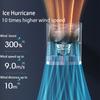 Мини Портативный Ручной Вентилятор Мгновенный Ледяной Режим 100 Регулируемых Скоростей Ветра 3000 мАч Электрические Вентиляторы Перезаряжаемый Уличный Персональный Вентилятор