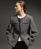 NOEUD Jk013 Atelier Tweed Jacket (Charcoal)