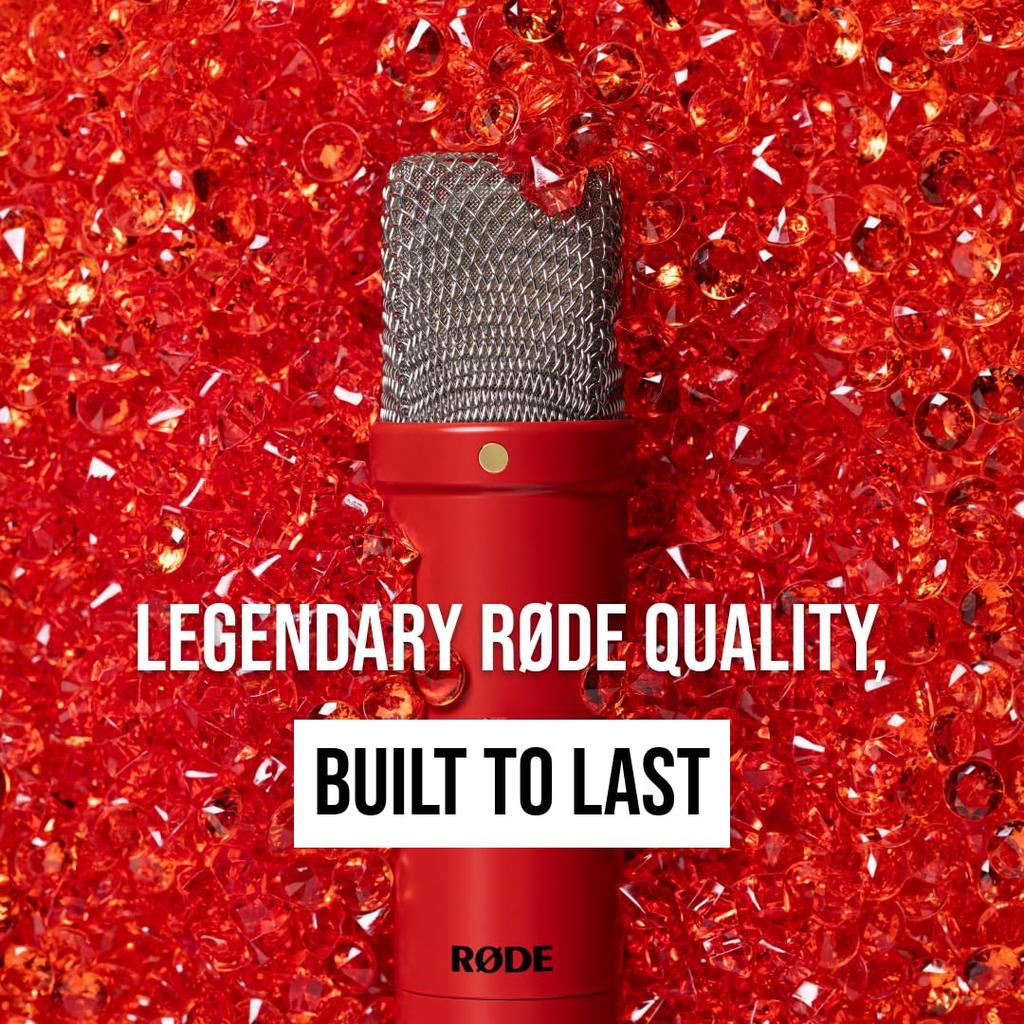 RODE Microphones NT1 Signature Series Студийный конденсаторный микрофон Красный, (NT1SIGNATURERED)