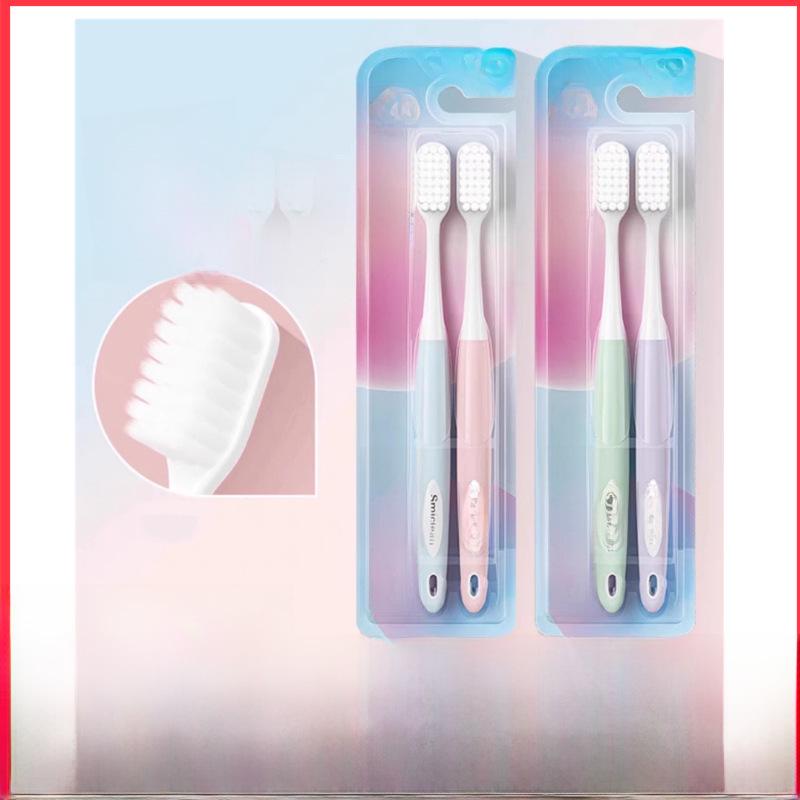 "KB7915 Soft Bristle Toothbrush for Adults - Gentle Gum Protection, Ultra-Fine Small Head, Ideal for Couples and Ladies"
