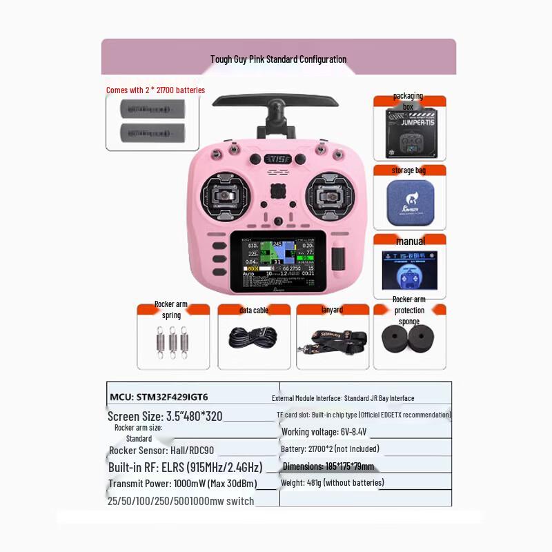 Jumper T15 ELRS 2.4G RC Transmitter with Hall Gimbals