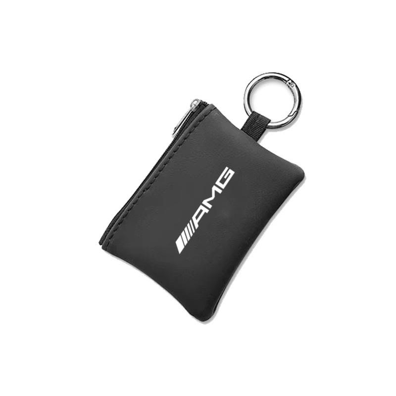 PU Leather Car Key Case Dust Key Bag Accessories For Mercedes Benz AMG W205 C300 W203 W206 W108 W124 W126 DZ-BENZ ZF8