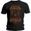 Five Finger Death Punch Wanted Официальная футболка мужская унисекс (X-Large) черный