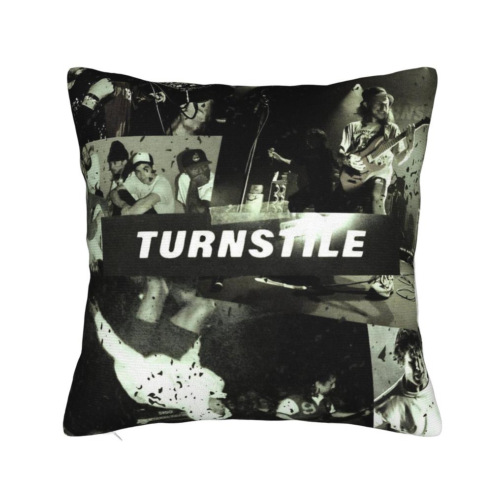 Decorative Pillow Covers Turnstile Rock Band Tour Merchandise Living Room Throw Pillow Case Cover Square Multiple Sizes