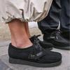 Clarks Originals Кожаные Круглый Носок На Шнуровке Универсальные Прочные Дышащие Низкие Повседневные Туфли Женские кроссовки Черные 261555224