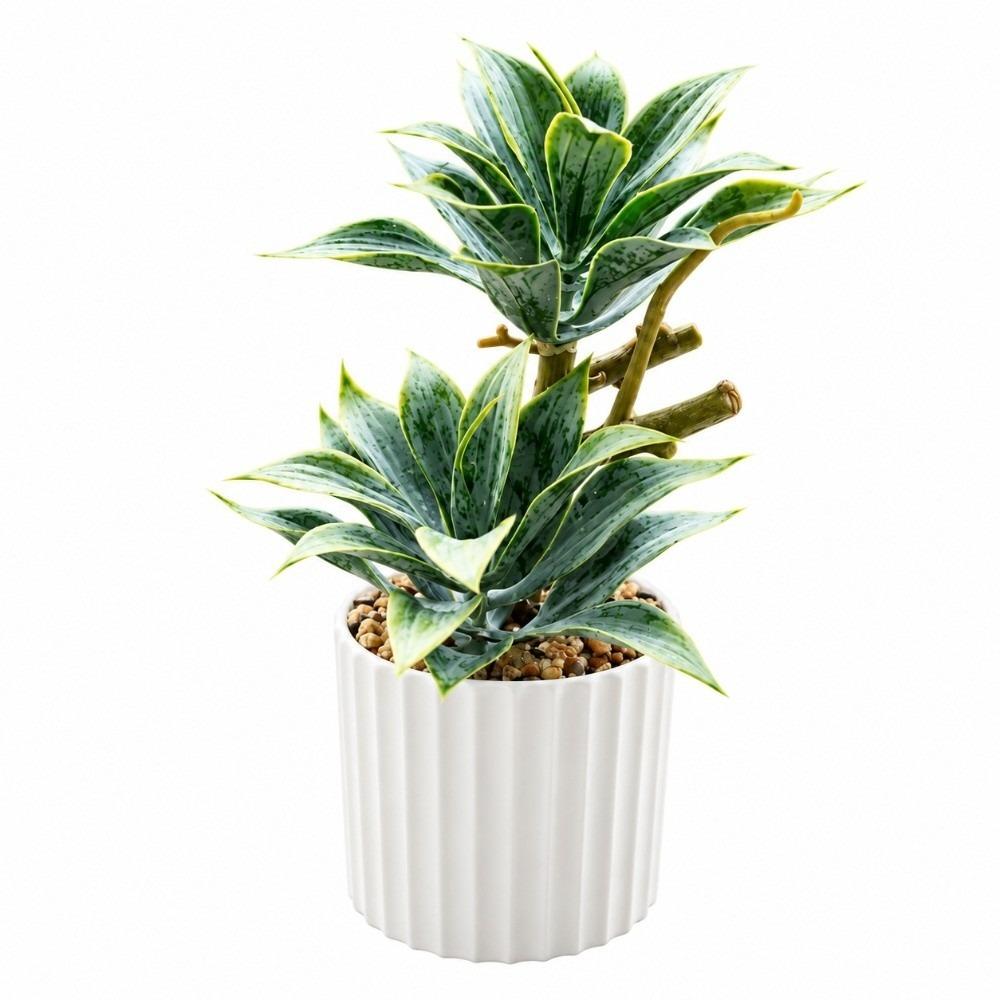 Green Simulation Succulent Flowerpotted Table Potted Fake Flower Bonsai Desktop Ornament