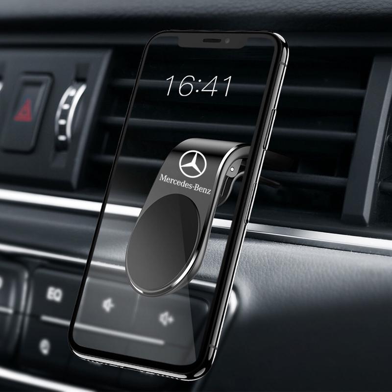 D5Car Phone Holder Multifunctional Magnetic Suction Holder For Mercedes benz E GLK CLS A W204 W213 W221 ML ABR c200 Accessories