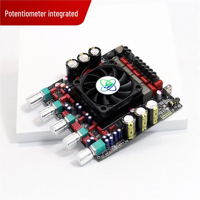 AS21HPA 2.1-канальный высокомощный Bluetooth-усилитель с мощным басом (300 Вт x 2 + 600 Вт, TPA3255)