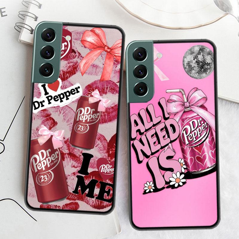 Чехол для телефона Напиток Cherry D-Dr-P-Pepper Для Samsung Galaxy S22 S25 Ultra S21 S10 Plus S26 Edge S20 S23 S24 FE Чехол Силиконовый S
