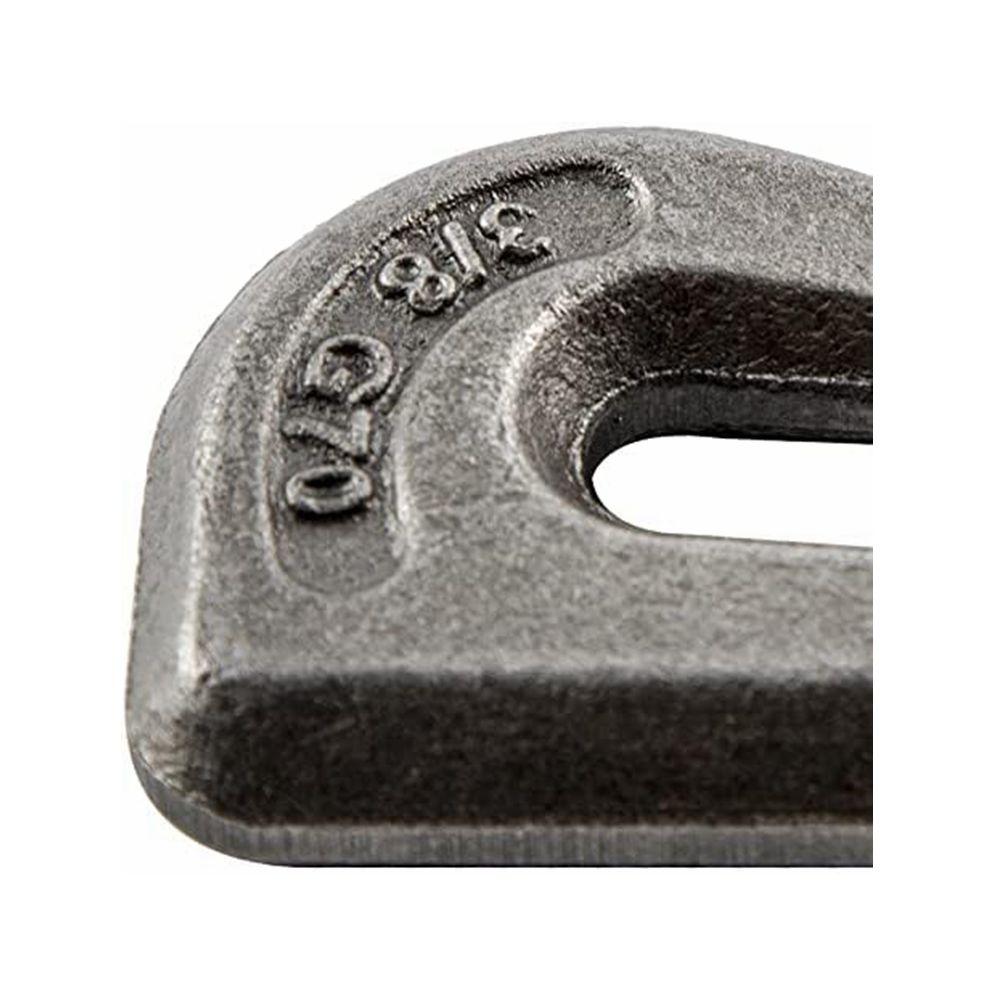 4pcs Grab Chain Hook 3/8-in Heavy Duty Tow Hook G70 Forged Steel Tractor Hook Weldable for Car, Truck,SUV, RV,UTV,Tractors