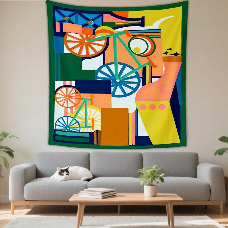 Boho Style Mandala Elephant Tapestry Wall Hanging Living Room Bedroom Decor