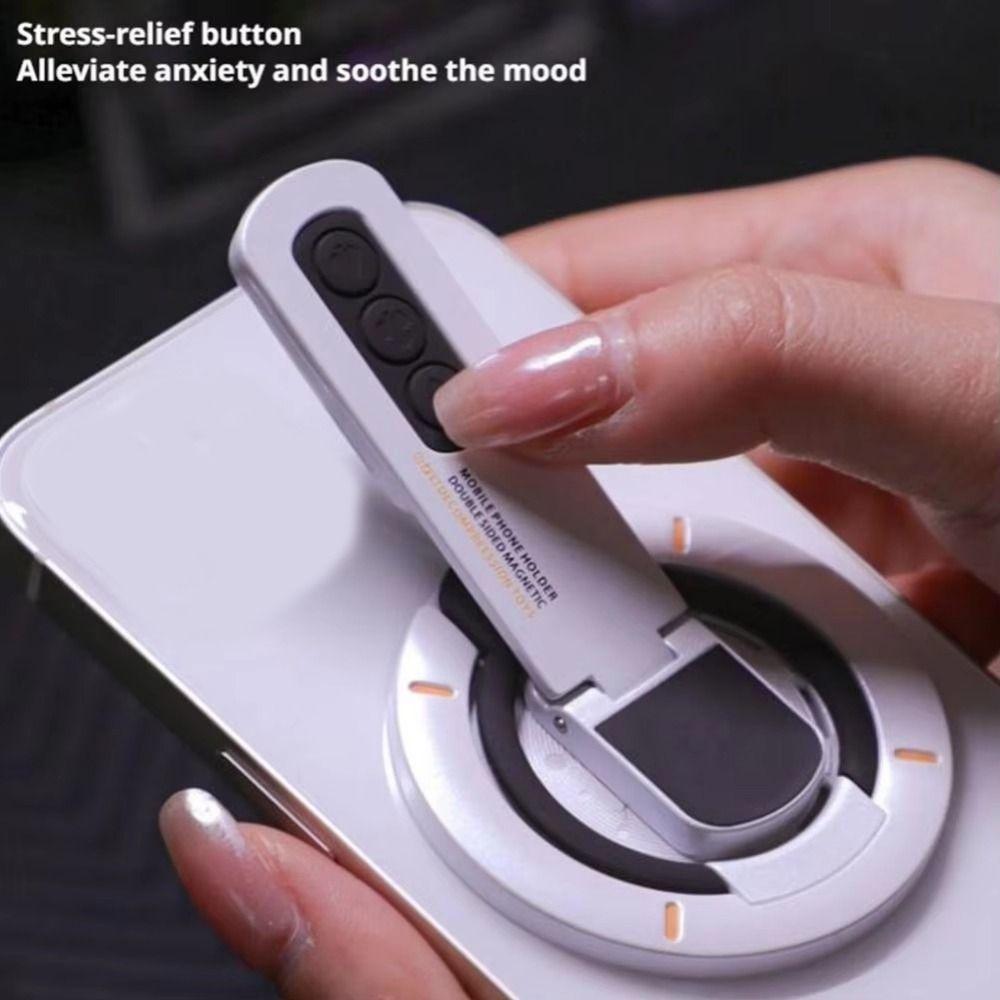 360 Rotatable Magnetic Phone Holder Hands-Free Smartphones Support Bracket Desk Organizer