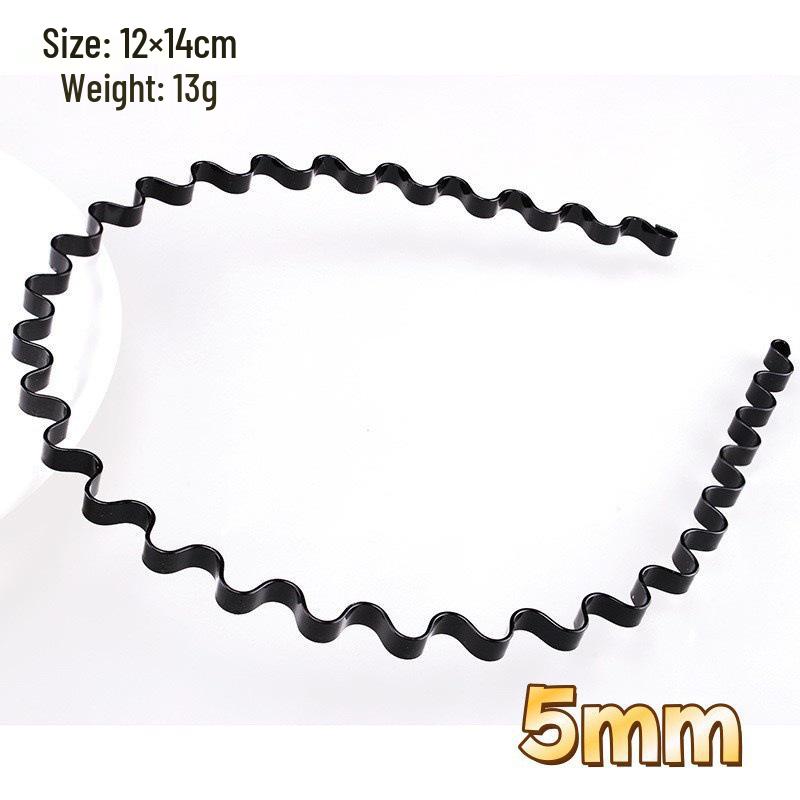 Универсальная стальная проволочная повязка на голову для мужчин и женщин: Трендовый, Невидимый и Идеальный для Спорта, Зачесанные Назад Волосы или Укладки Выбивающихся Волос.