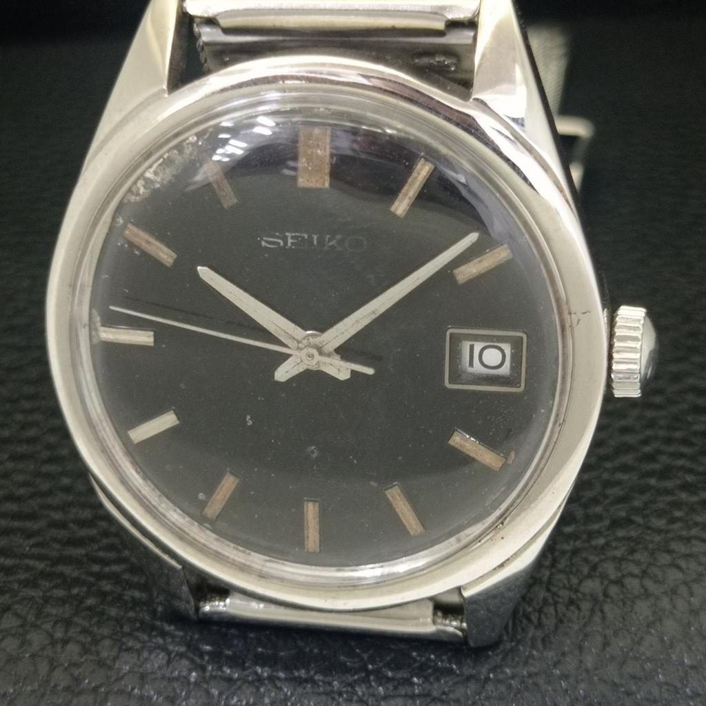 ЯПОНИЯ ВИНТАЖ SEIKO 6602B МЕХАНИЧЕСКИЕ МУЖСКИЕ ЧАСЫ С ОРИГИНАЛЬНЫМ ЦИФЕРБЛАТОМ a703928-1