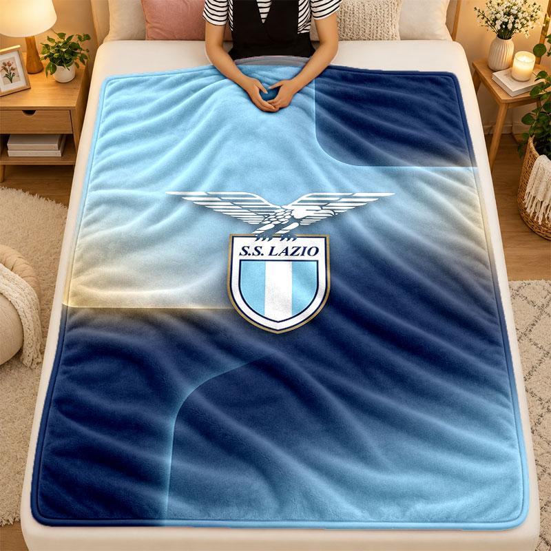 Фланелевое одеялоLazio FC Теплое Мягкое Плед для Дивана Кровати Гостиной
