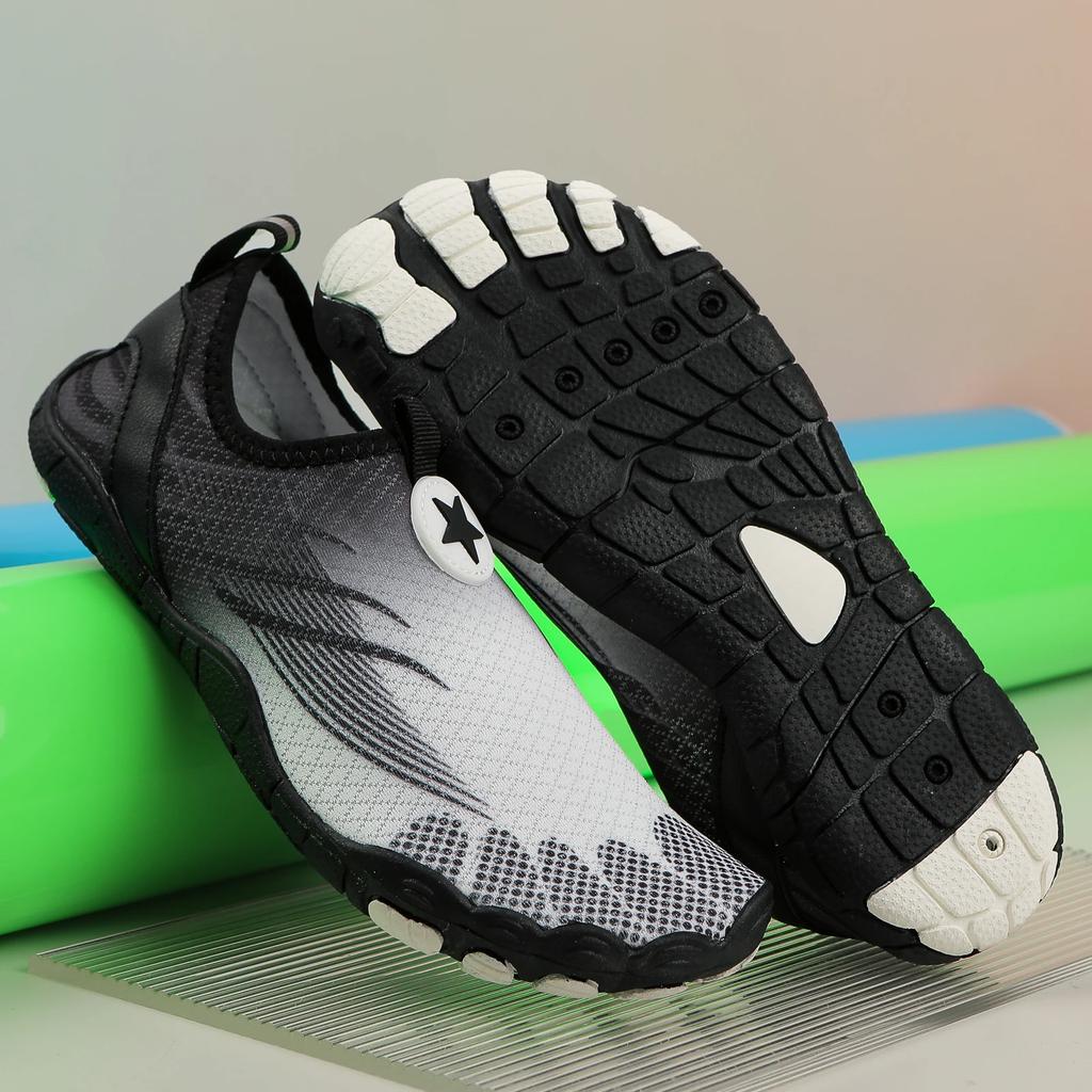 Women's Water Swimming Shoes Rubber Outsole Quick Drying Breathable Men's Swimming Shoes Beach Shoes Casual Exercise Bike