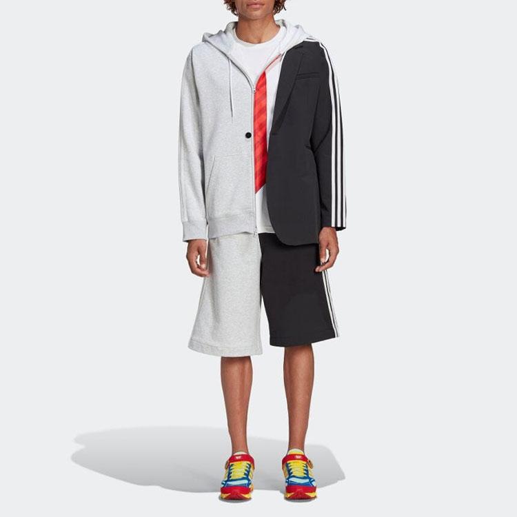 adidas Originals Коллекция Kerwin Frost Повседневные шорты Мужские Светло-серо-меланжевый/Черный Умеренные H59927
