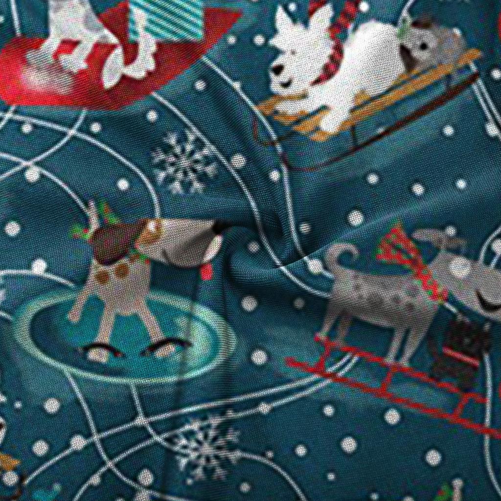 Женские топы с короткими рукавами и v-образным вырезом с рождественским принтом, рабочая блузка с карманами