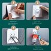 Foldable Clothes Drying Rack Stainless Steel Indoor Clothes Drying Pole Garment Hooks Holder