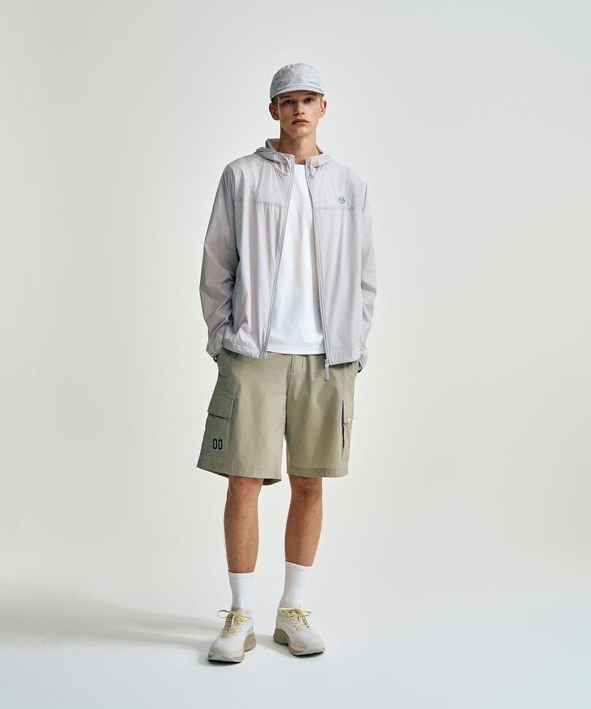 Мужская легкая тканая куртка Sergio Tacchini M Comfortcool (Л. Грей)