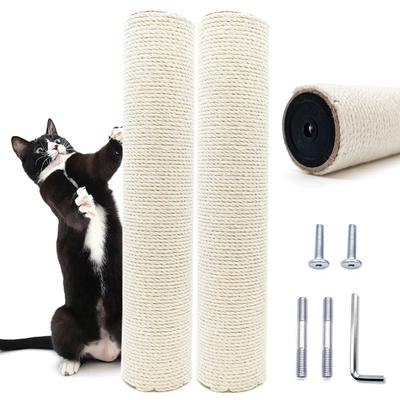 Когтеточка для домашних животных для дерева DIY Запасная стойка для лазания Игрушка Сизалевая веревка Запутывание Царапание Мебель