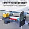 1pc Multifunctional Car Organizer Box With Cup Holder Drink Holder Side Door Window Phone Slot Hanging Storage Rack For Vehicle