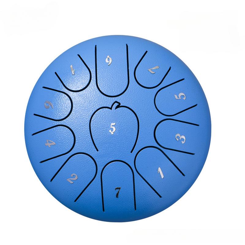 7 Inch Tongue Drum Sound Therapy Small Tongue Drums Professional Child Percussion Music Instrument Accessories Yoga Meditation Instruments Portable