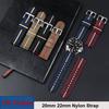 Нейлоновый ремешок 20 22 мм для Tudor для Omega Ремешок для часов для Seiko Тканевый холщовый ремешок Мужской Плетеный Военный Спортивный Браслет с быстрой заменой