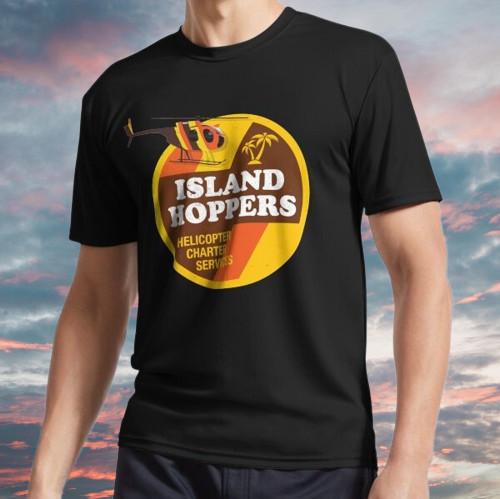 Новая футболка island hoppers - РЕТРО ПОТРЕПАННАЯ Активная футболка Смешная Размер S - 5XL
