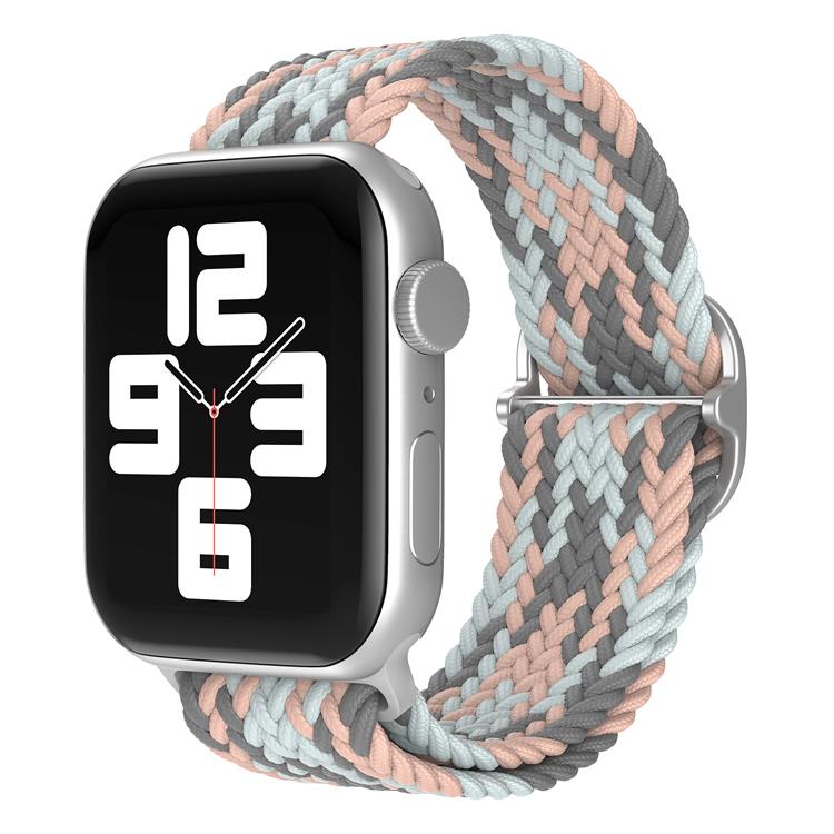 Плетеная петля Solo для Apple Watch Band 44 мм, 40 мм, 45 мм, 41 мм, 49 мм, 42 мм, 38 мм, эластичный браслет IWatch Series 7, 3 SE, 6, 8, ультра-ремешок для ремешка для наручных часов