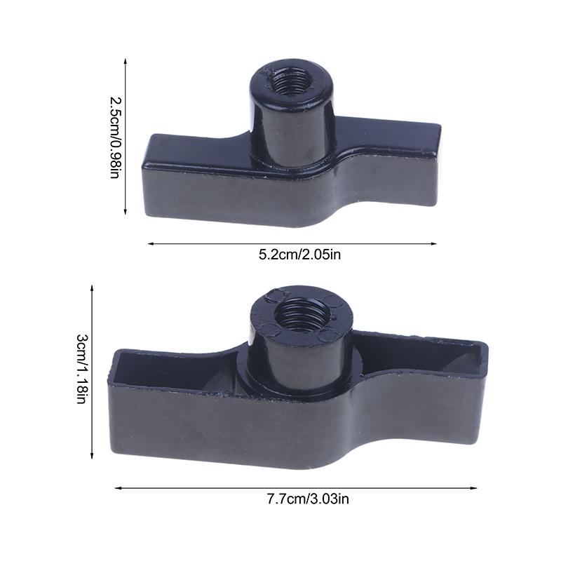 1 шт. Алюминиевый сплав M8 M12 Ручка Черный Серый Гайка Рукоятка Т-образная гайка Для крючка освещения Барашковая гайка Зажим фермы Рукоятка Детали Оцинкованный Алюминий