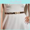 Chain Women Metal Cincher Elastic Band Suitable Autumn Winter Dress Decoration