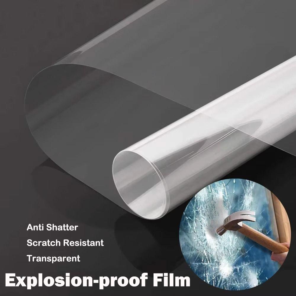 Explosion Proof Safety Window Film Scratch Resistant Clear Film New Glass Protective Sticker