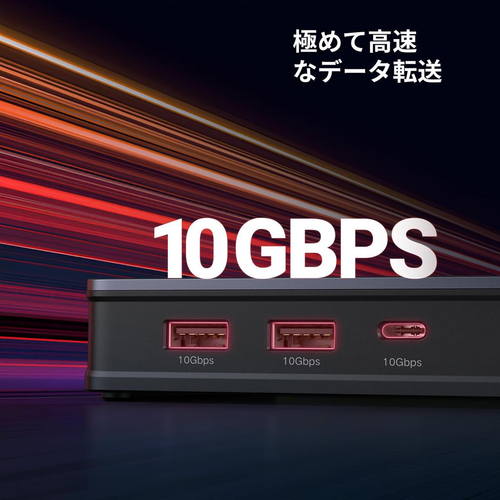 UGREEN Revodok Pro 209 9-in-1 USB-C Dock, Dual HDMI/DisplayPort, 10Gbps, 100W PD