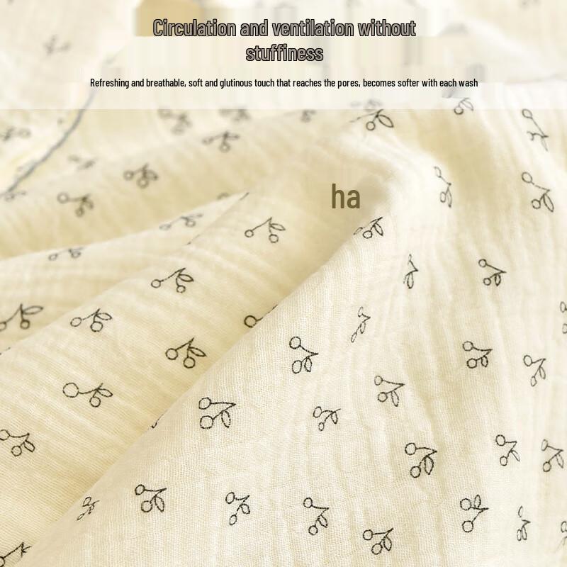 Четырехслойное детское марлевое одеяло в горошек GPPNKC