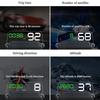 Автомобильный HUD-дисплей, GPS-смарт-приборная панель, HUD высокой четкости, Автомобильный диагностический инструмент, Компьютер для безопасного вождения, Сигнализация о превышении скорости и неисправностях