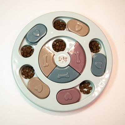 Dodam Pet Пазл для развития кругового интеллекта для работы с носом Игрушка для собак 24 x 24 см, синий