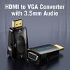 Vention Адаптер HDMI-VGA HDMI-папа-VGA Felame HD 1080P Аудиокабель-конвертер с разъемом 3,5 для PS4 Портативный ПК Проектор