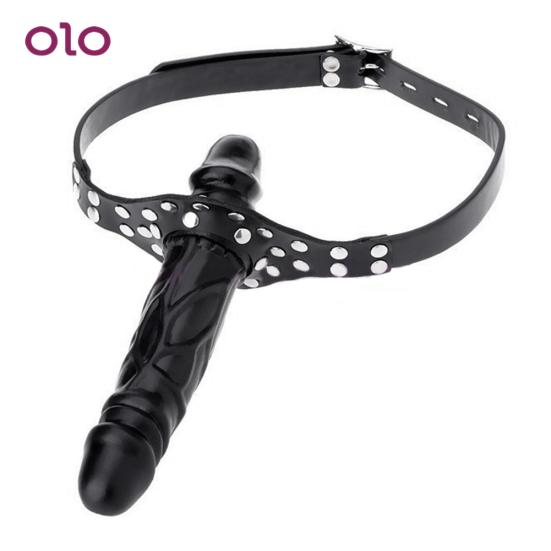 Секс-игрушка на ремне, цвет черный