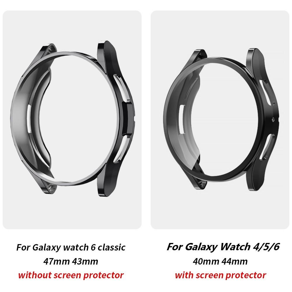 Защитный чехол + ремешок для Samsung Galaxy Watch 4/5/6, 40 мм, 44 мм, мягкий чехол из ТПУ + браслет для Galaxy Watch 6, классический ремешок 43 мм, 47 мм