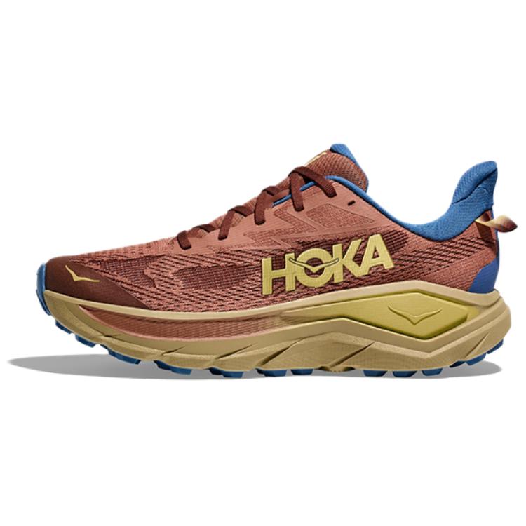 HOKA One One Challenger 8 Удобные Универсальные Амортизирующие Прочные Низкие Кроссовки для Бега Мужские Кроссовки для Бега Темно-Красные 1168716-MPLC