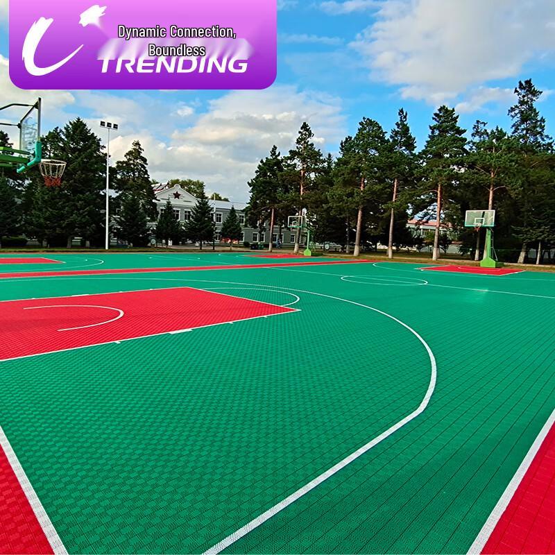 Suspended Modular Outdoor Multi-Sport Flooring Tiles