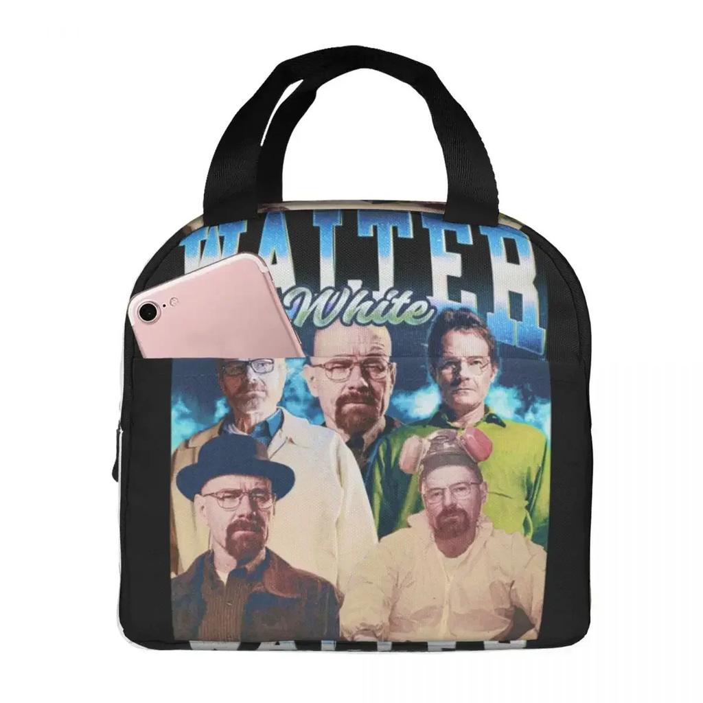 Walter White Walter White 90s Rap Style Insulated Lunch Bag for Women Office Cooler Thermal Food Box Tote Lunch Boxes Container