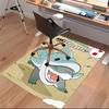 Custom personalization Jeff the Land Shark Print Area Rug - Soft, Washable Non-Slip Indoor Mat,Living Room,Home&Office Decorative Rug