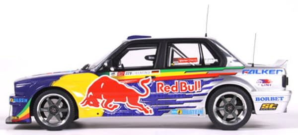 Kyosho OttO mobile BMW E30 V8 Дрифт Готовая Миниатюрная Машина OTM486 1/18 (Синий/Серебристый)