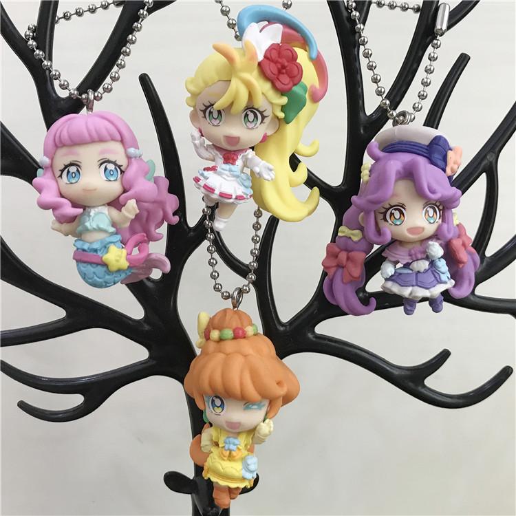 Bandai Hugtto Капсульные игрушки для объятий Pretty Cure Tropical-Rouge Летний Ангел Фламинго Кура Мир Цветок Счастливый Персик Фигурка