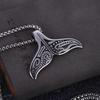 Новое европейское и американское модное мужское универсальное ожерелье, персонализированное классическое мужское и женское ожерелье-подвеска с рыбьим хвостом, аксессуар