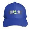 Error   Gender Not Found AgenderBlack Baseball Cap birthday Hat Unisex For The Sun fishing hat F Baseball Unisex Womens