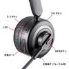 Sanwa Supply Bluetooth-гарнитура с функцией шумоподавления и зарядкой (с люлькой) ММ-BTMH66BK